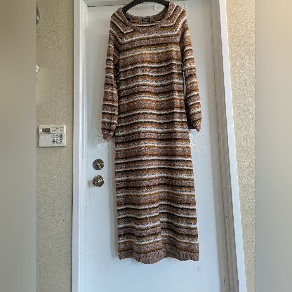 Lane Bryant striped maxi sweater dress size 18/20 - Picture 4 of 7